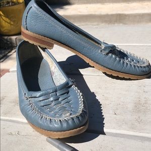 Shoes, ladies, L L Bean, denim color Sz  7